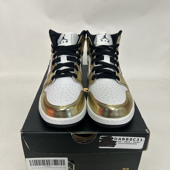 Nike Air Jordan 1 Mid SE GS “Metallic Gold” DC1420-700
